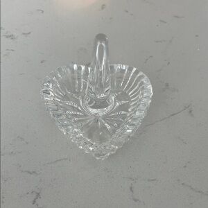 Waterford Clear Crystal Heart Dish